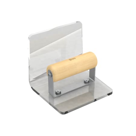 Bon Tool Step Tool, Plex Inside 6" X 5", 1/2" Radius 5" Lip Wood Handle 12-695